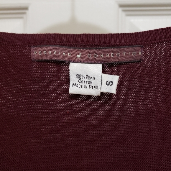 Peruvian Connection 2 Piece Crochet Sweater/Camisole S - Picture 6 of 15